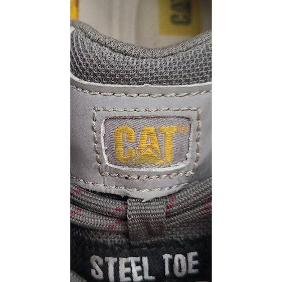 Caterpillar Steel Toe ERGO CAT Women's Work‎ Shoe Size 9.5 Gray Pink - Picture 10 of 12